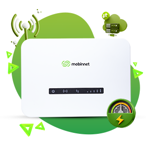 مودم 4G/TD-LTE مبین نت مدل MN-6200 D به همراه 400گیگ اینترنت 12ماهه