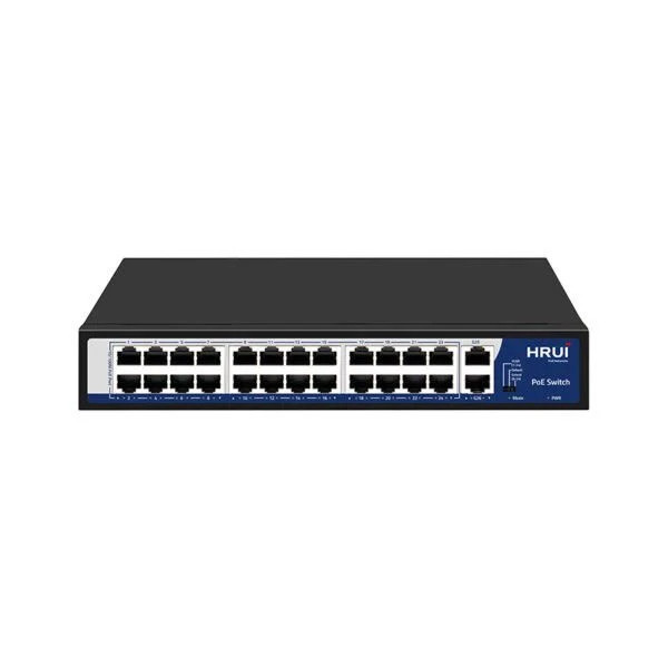 سوئیچ شبکه PoE مدیریتی اچآریوآی مدل HR900-AFG-2422S-400