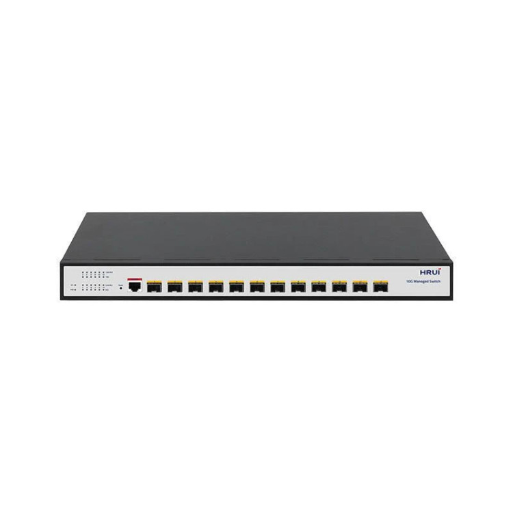 سوئیچ شبکه مدیریتی 12 پورت اچ ار یو ای مدل HR-SWTG3C12F