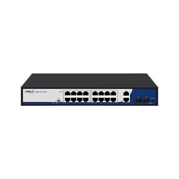 سوئیچ شبکه PoE مدیریتی اچ آر یو آی مدل HR-AFGM-1622S-300