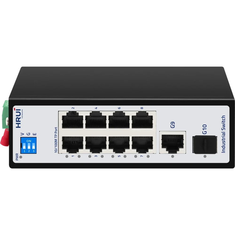 سوئیچ شبکه اترنت صنعتی مدل HR500-SW10811GS