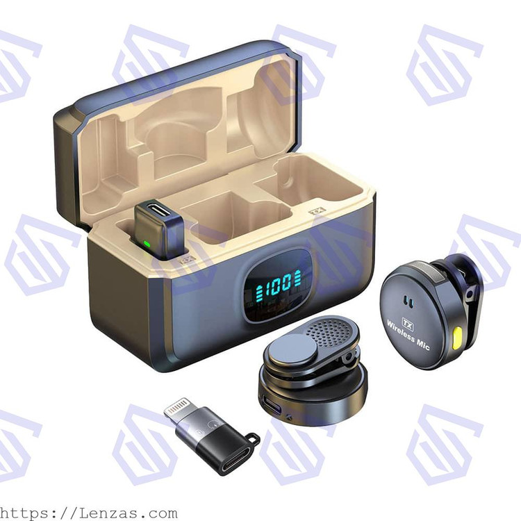 میکروفون بی سیم مدل M9-PRO دو کاربره مناسب گوشی آیفون