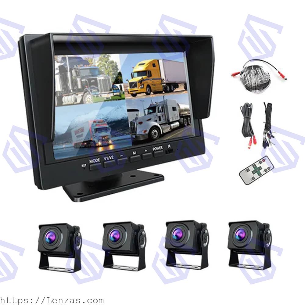 دوربین ثبت وقایع خودرو (دش کم) 4 لنز کیفیت 720P