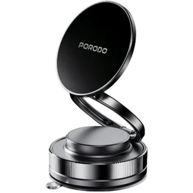 هولدر و نگهدارنده موبایل تاشو مگ سیف پرودو مدل Porodo Vacuseal Vacuum Suction Folding Magnetic Mount HS26