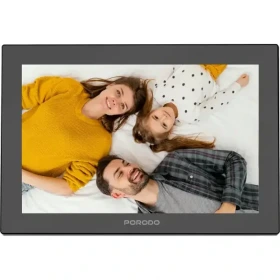 قاب عکس دیجیتال پرودو مدل Porodo Pixelle 10.1" Smart Frame Mirror Glass Technology