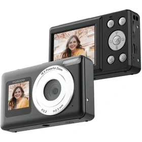 دوربین دیجیتال پرودو مینی 4K اولترا اچ‌دی دو نمایشگرPorodo Mini Digital Camera 4K Ultra HD Dual Screen