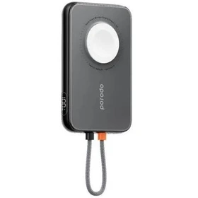 پاوربانک وایرلس 5000 و شارژر اپل واچ پرودو Porodo 5000 mAh slim watch charger power bank PD-PBFCH027