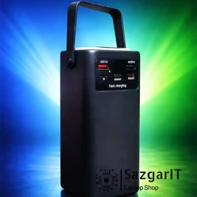 پاوربانک 50000 میلی‌آمپر HyperPower به‌همراه کابل‌های کامل و چراغ اضطراری
